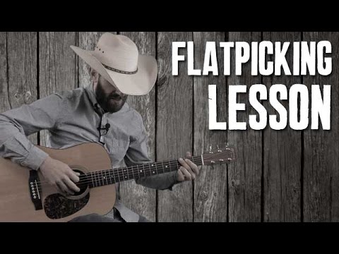 Common Bluegrass Flatpicking Licks over Cripple Creek Chord Progression - Intermediate Guitar Lesson