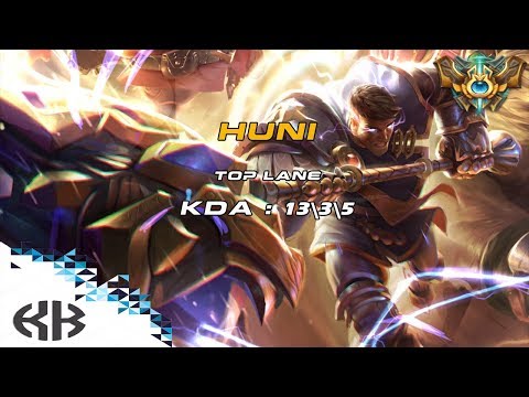 Thách đấu Hàn : SKT T1 Huni -  Jayce vs Pantheon
