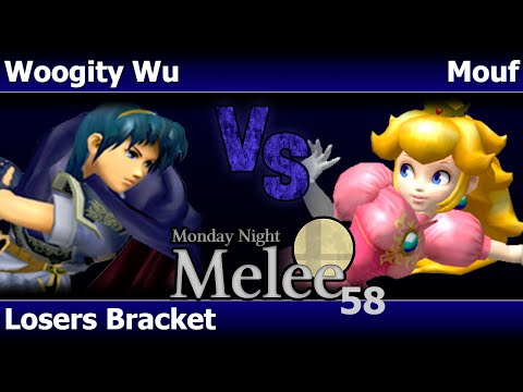 MNM 58 Melee - Woogity Wu (Marth) vs Mouf (Peach) - Losers Bracket