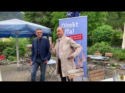 Tom Leibundgut und Urs Marti zur gewonnenen «Brambrüesch-Erweiterung»