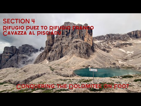 4: Alta Via 2 - Section 4: Rifugio Puez - Franco Cavazza al Pisciadù - Conquering the Dolomites
