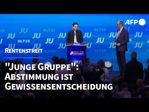 Rentenstreit: "Junge Gruppe" erklärt Abstimmung zur Gewissensentscheidung | AFP