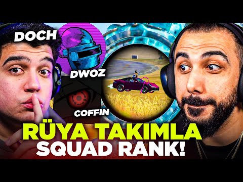YILLAR SONRA PRIME RÜYA TAKIMLA SQUAD GİRDİK!! 😱 w/ DWOZ, COFFIN, DOCH | PUBG MOBILE
