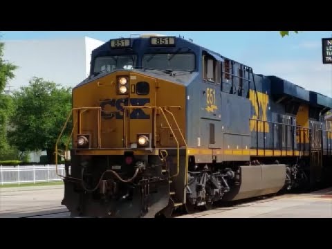 [CSXT]851 GE ES44AH & 811 ES44AH Leads T341-02 Loaded  Coal Train With Screaming 3nd K5HL Headed SB