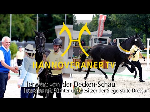 Hannoveraner TV - Herwart von der Decken Schau: Siegerstute Dressur