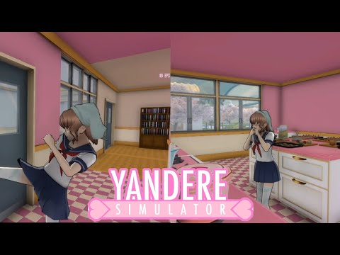 burn down the cooking club but with Amai inside concept - Yandere Simulator