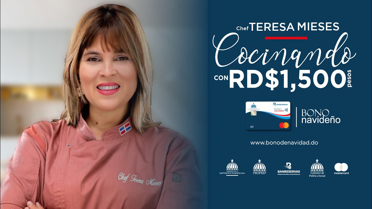 Chef Teresa Mieses COCINANDO CON RD$1,500 PESOS | “El Bono Navideño Regresó por ti”