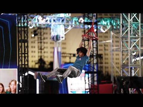 Josiah Pippel at the American Ninja Warrior 13 Stage 1