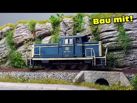 TUTORIAL Model Building: DIORAMA Track & Ballast, ROCKS, Road, Paint & Greenery #kunstmichiworld 148