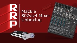 Video thumbnail for Mackie 802vlz4 Studio Mixer Unboxing by Retro Rewind Podcast