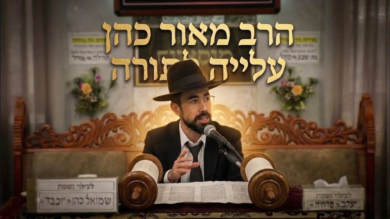 הרב מאור כהן יותר מסתם טקס: הכוח הרוחני העצום שמתגלה בעלייה לתורה