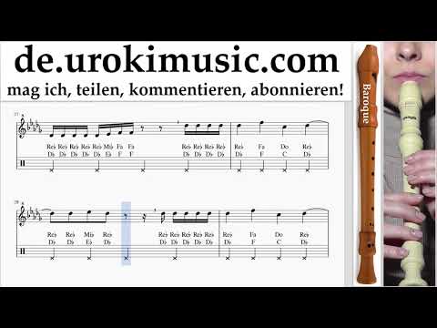 Blockflöte Lernen B. Shawn Mendes - Treat You Better Tabulatur um-i995