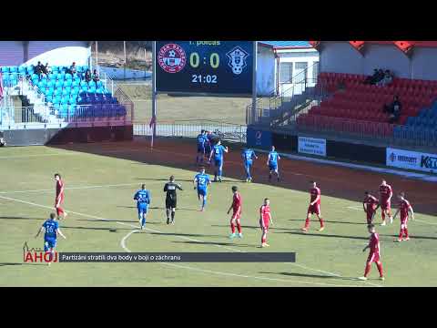 Partizán Bardejov remizoval s Dubnicou, oba celky v druhej futbalovej lige bojujú o záchranu