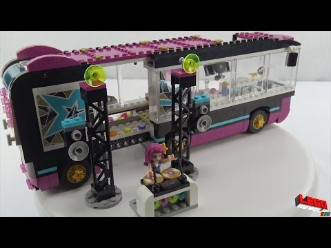 Lego Friends 41106 Pop Star Tour Bus - Speed Build