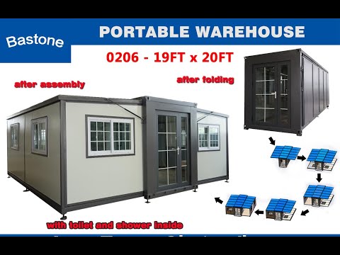 Bastone Mobile Expandable Prefab House 19ft x 20ft
