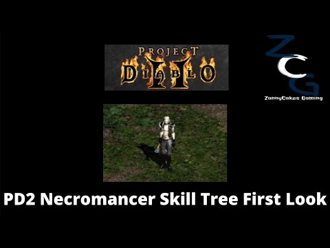 Project Diablo 2 Necromancer Skill Tree First Look