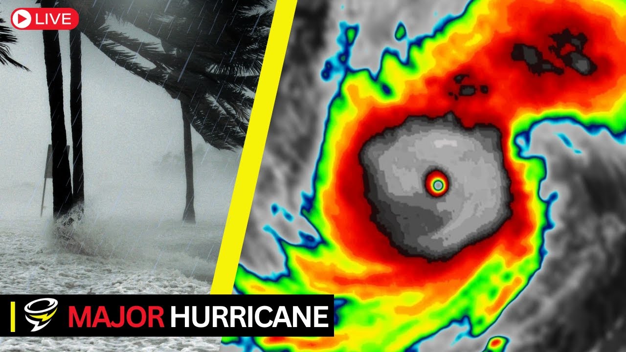 🌀HURRICANE Milton: Landfalling as a Category 4 Major Storm! Live Weather