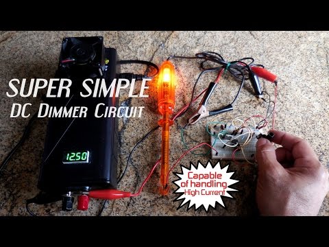DC-Dimmerschaltung (3/6/9/12 V)