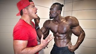 Bodybuilder vs. Leon Machère !!! 500€ Wette 💪🏻