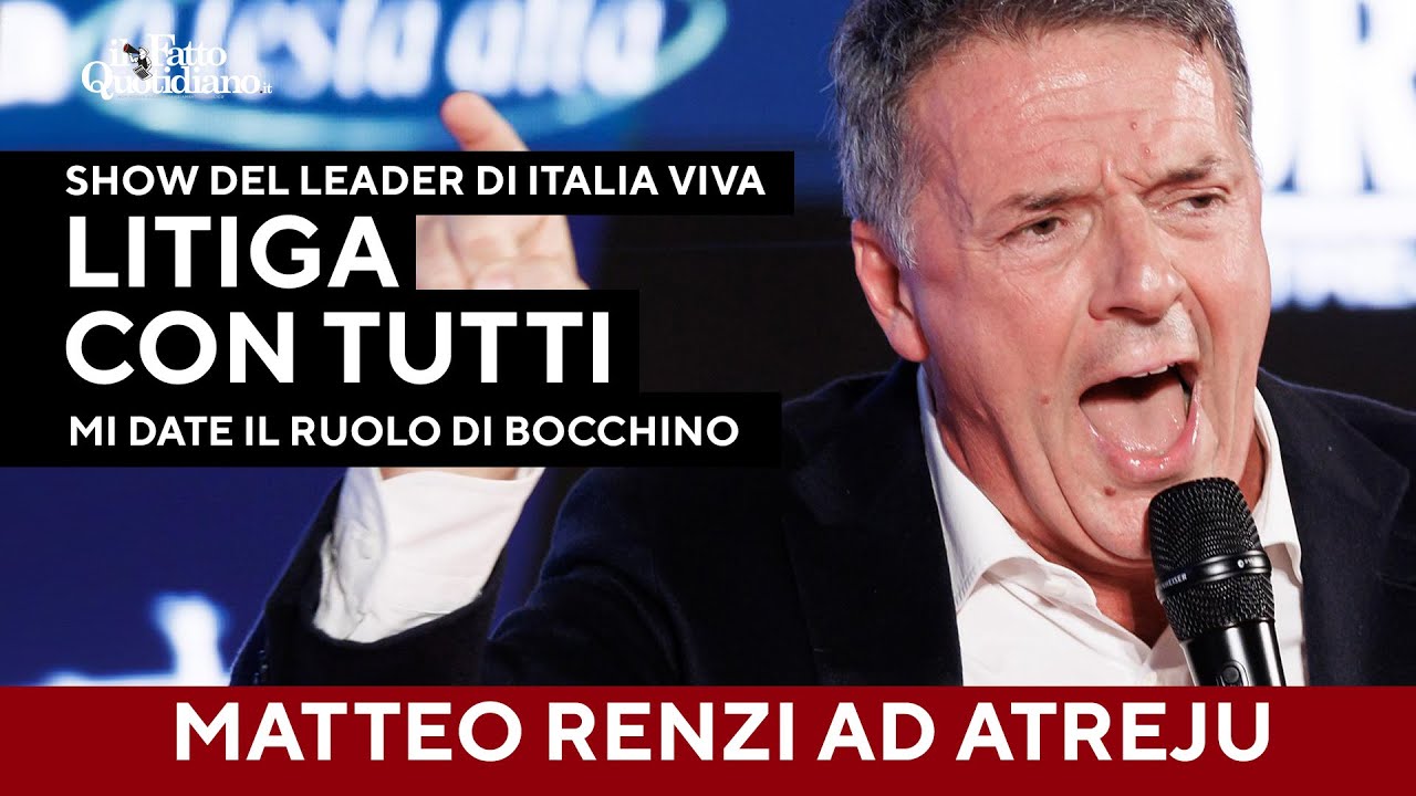 Renzi show ad Atreju: "Mi fate fare il ruolo di Bocchino da Gruber". Poi litiga con tutti