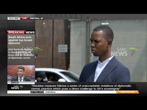 South Africa acts against top Israeli diplomat