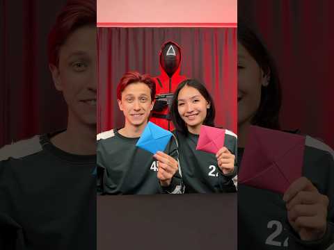 Ddakji Tutorial from Squid Game 💙🩷