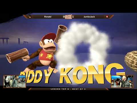 Rise: Day 0 - Losers Top 8 - Ronald (Ryu) vs JumboJack (Diddy Kong)