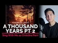 A Thousand Years Pt 2 (Male Part Only - Karaoke) - Christina Perri ft. Steve Kazee