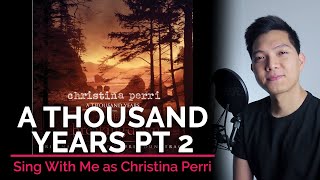 A Thousand Years Pt 2 (Male Part Only - Karaoke) - Christina Perri ft. Steve Kazee