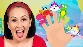 Baby Shark Finger Family | Learn Sea Creatures | Lah-Lah Nursery Rhymes and Kids Songs