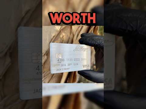 The 5 most expensive credit cards in the world #top5 #expensive #cards