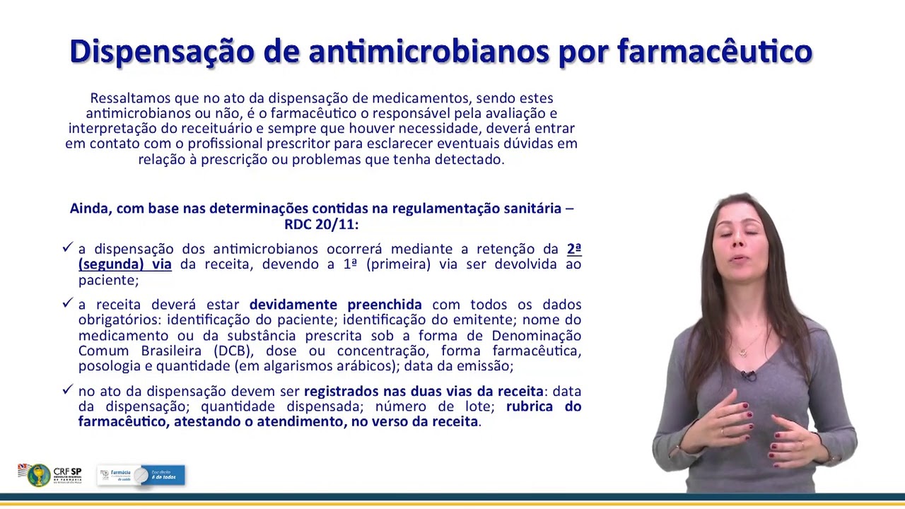 Fiscalização Orientativa - Orientação sobre dispensação de antimicrobianos por farmacêutico