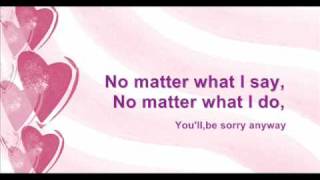 Tata Young - Sorry Anyway (lyrics)