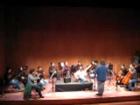 Baluji Shrivastav performs composition 'Indian in London' on sitar and with Girona orchestra.avi