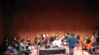 Baluji Shrivastav performs composition 'Indian in London' on sitar and with Girona orchestra.avi