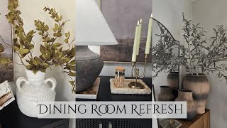 Dining Room Decor Refresh 2025 | Calm + Inviting Interior Ideas