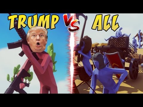 DONALD TRUMP VS ALL | Totally Accurate Battle Simulator or TABS