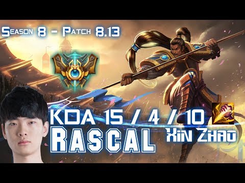 Rascal XIN ZHAO vs TRUNDLE Jungle - Patch 8.13 KR Ranked