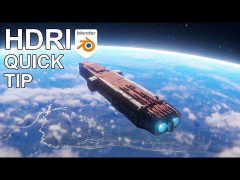 Blender HDRI Quick tip