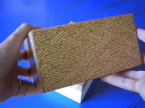 A look at a VERY LARGE 6 Sun 54 Step Kisaya Japanese Puzzle Box.