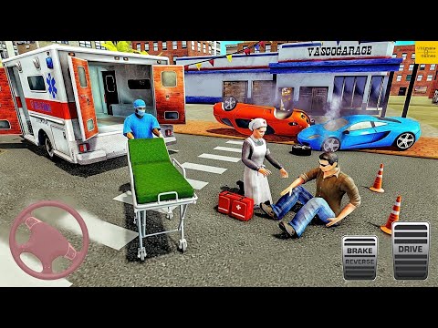 City Ambulance Rescue Simulator - Emergency Van Driver - HD Android Gameplay with Sound