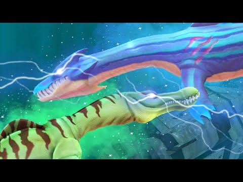 DRAGO  VS NESSIE - Hungry Shark World VS Hungry Shark Evolution