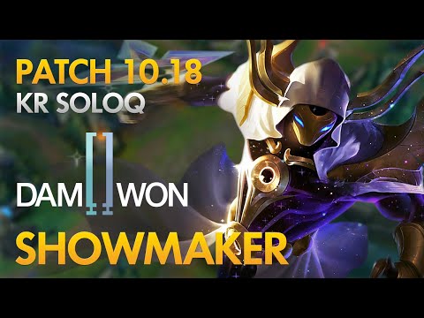 Damwon Gaming ShowMaker - Mid Lane: Kassadin vs Jayce - KDA 12/0/3