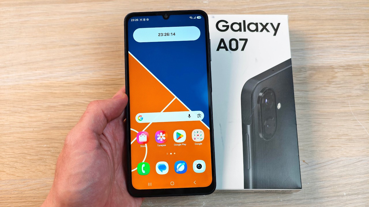 РАСПАКОВКА БЮДЖЕТНОГО SAMSUNG GALAXY A07