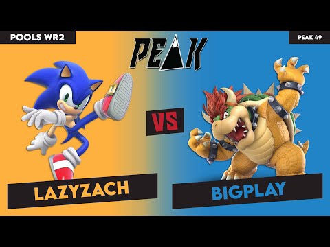 Pools WR2 VGLS LazyZach (Sonic) vs BigPlay (Bowser) (Peak #49)