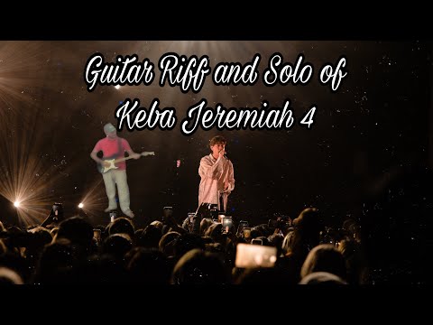 Keba Jeremiah's Guitar Riff and Solo Cover | Ethanayo Naamangal Intro and Solo | Gersson Edinbaro