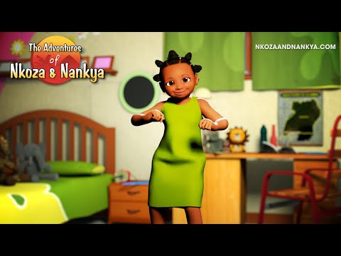 Luganda Version of Kids itsy bitsy Spider Nursery Rhyme ~ Nankya Dancing to Nabbubi Yazimba Ku muti