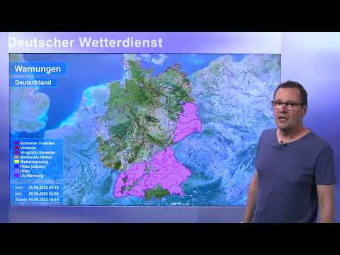 05.08.2022 Hitze- und Unwetterinformation - Deutscher Wetterdienst (DWD)