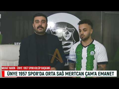 ÜNYE 1957 SPOR’DA ORTA SAĞ MERTCANÇAM’A EMANET