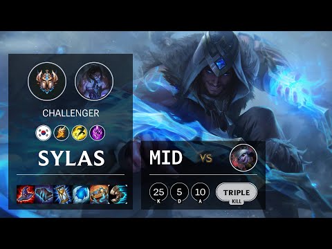 Sylas Mid vs Tristana - KR Challenger Patch 10.16
